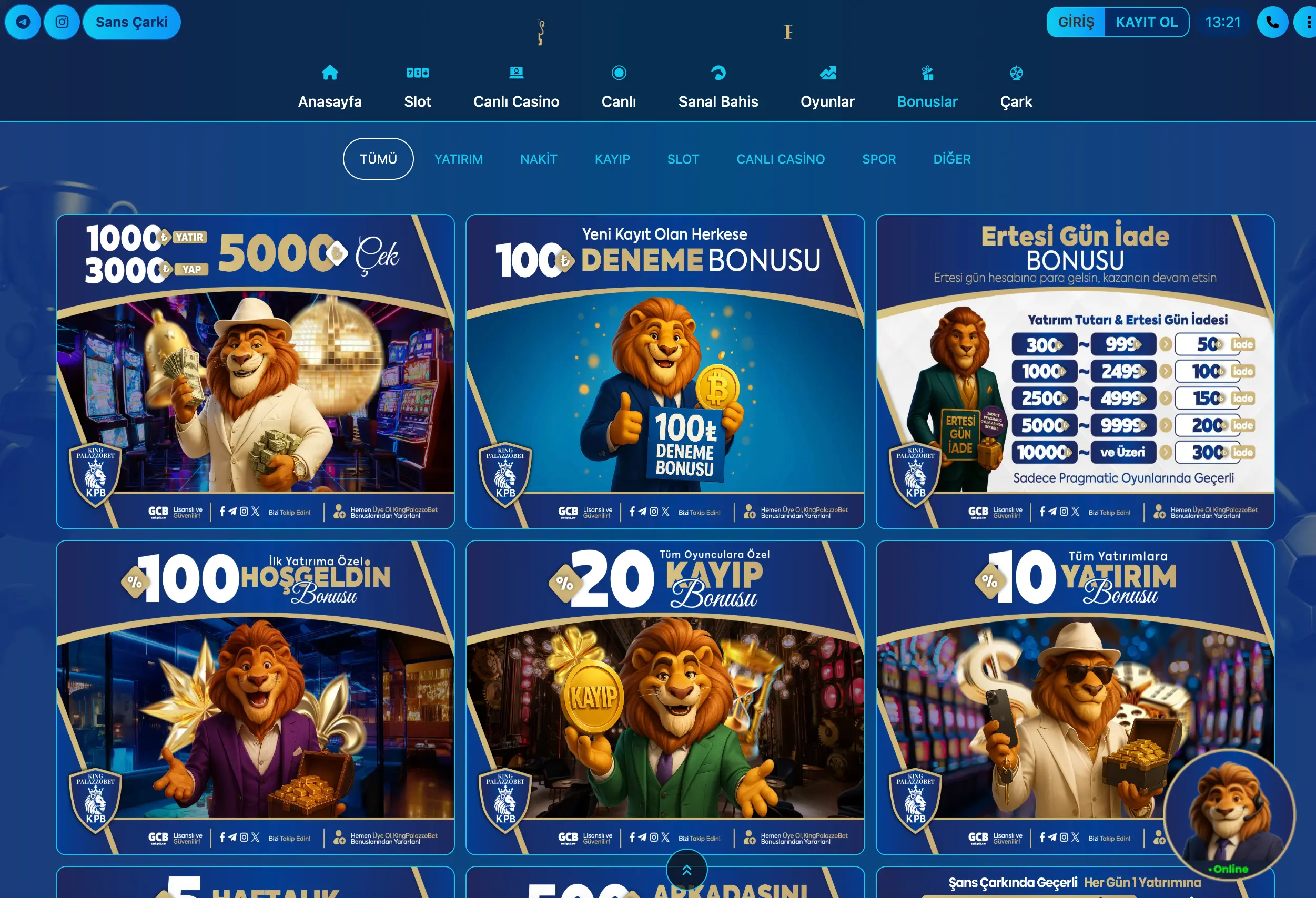 Palazzobet Bonusları ve Promosyon Kodu