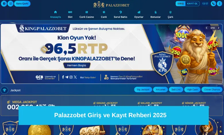 Palazzobet Giriş ve Kayıt Rehberi 2025 1 Palazzobet Giris ve Kayit Rehberi 2025
