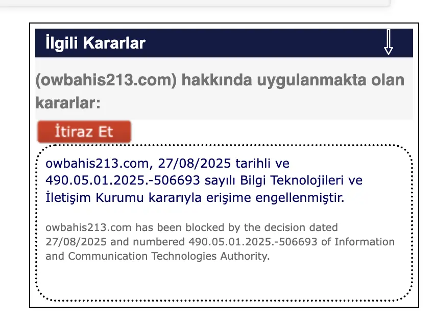 Owbahis’e Erişim Engeli Var Mı?