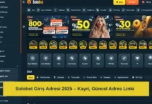 Solobet Giriş Adresi 2025 – Kayıt, Güncel Adres Linki
